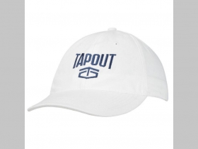 Tapout biela šiltovka s vyšívanám logom a zapínaním vzadu na suchý zips materiál 100%bavlna univerzálna nastaviteľná veľkosť